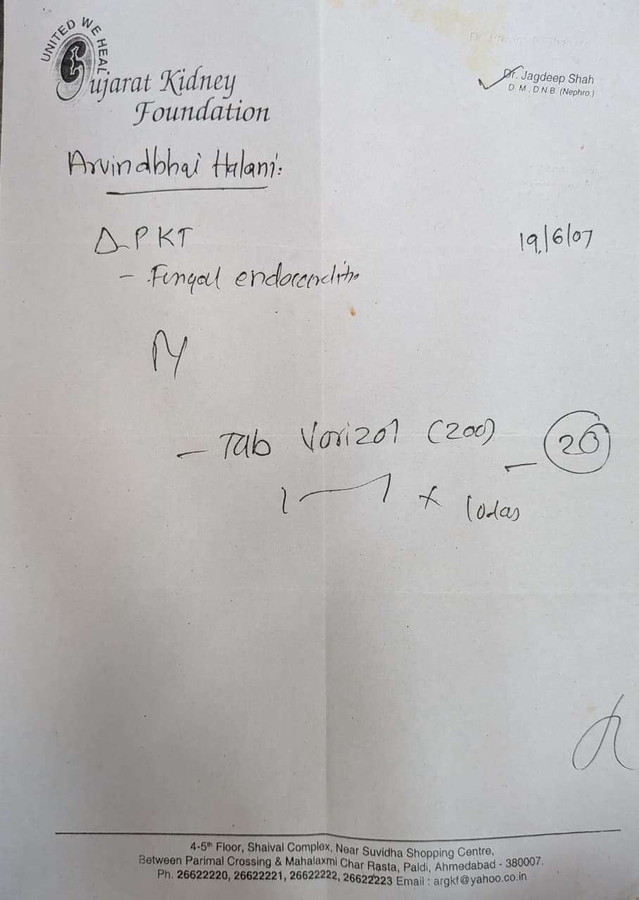 Prescription Generated at Natco